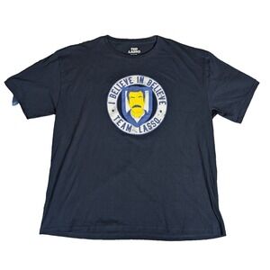 Ted Lasso | Jerry Leigh | Navy | Unisex |‎ I Believe in Believe T-Shirt | XXL